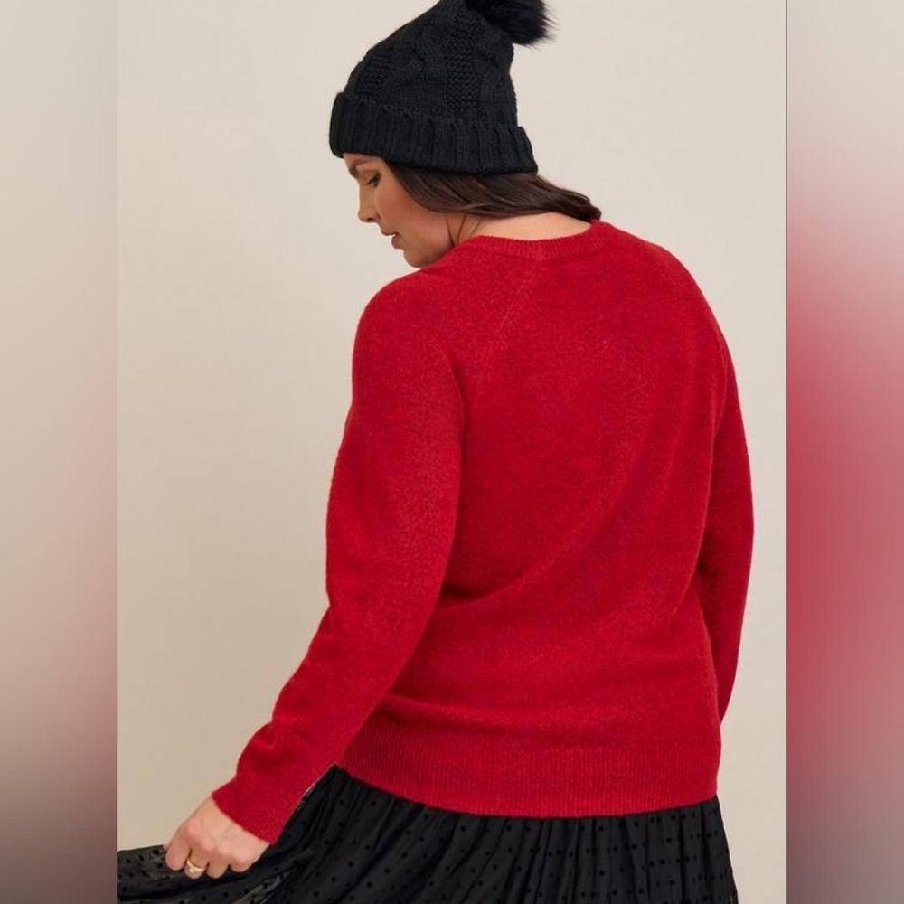 Torrid Tinsel Pullover Crew Neck Sweater "Pop Fizz Drink" Size 3 EUC - Picture 11 of 11